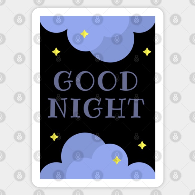 Good Night Sticker by LaurenPatrick